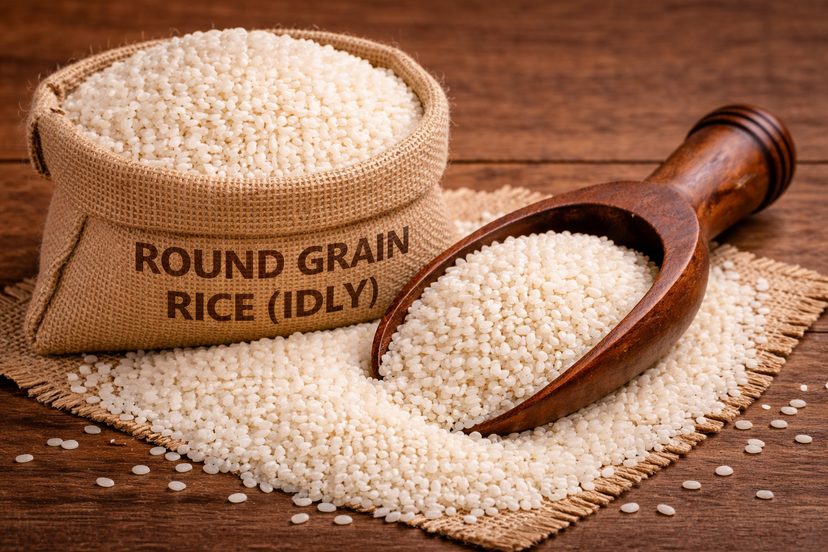 Short-grain rice perfect for making idlis.